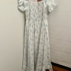 Floral Puff Sleeve Dress